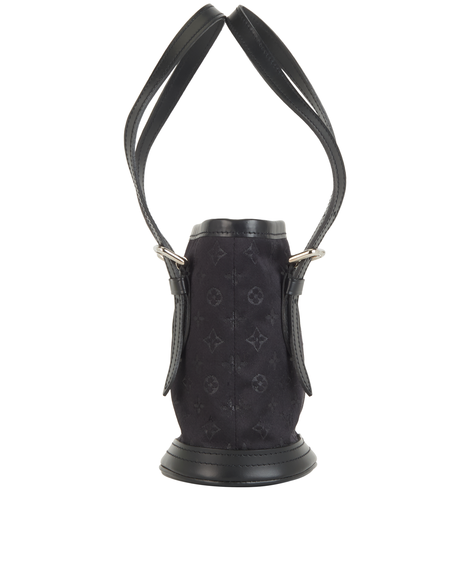 Mini Bucket Bag, &pound;350, Handbags, Black, Canvas, Side view